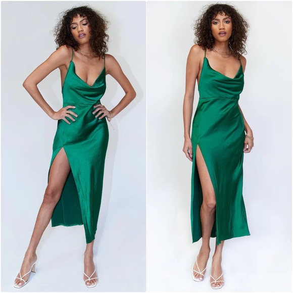 Green Walk the Line Maxi Dress - Picture 3 of 14